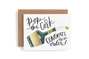 Congrats Champagne Greeting Card