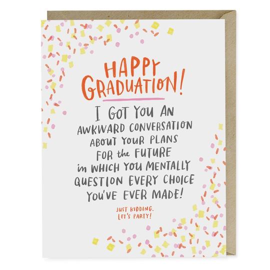 congratulations grad cards Cheers to the New Graduate Celebrate the graduates achievement with our modern toile Designer Greetings Celebrating You: 3D