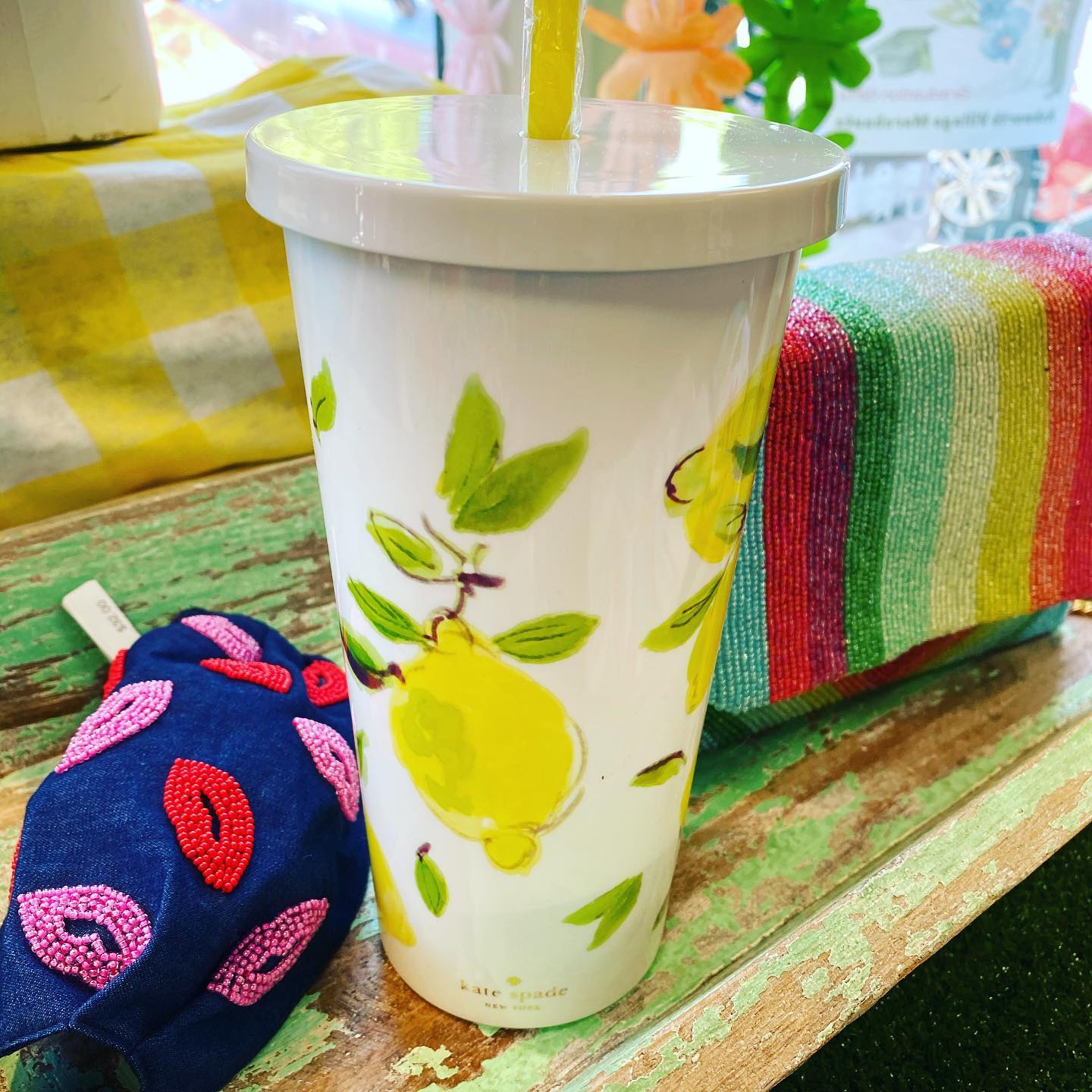 Kate Spade New York Lemon 🍋 Tumblers
