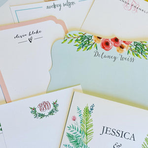 Buy 25, Get 25 Personalized Stationery