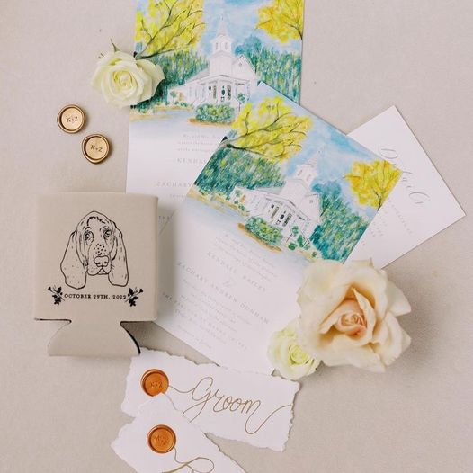 Kendall + Zach’s October BIG DAY at The Parlour at Manns Chapel