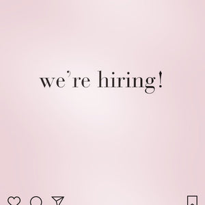 We’re hiring a part-time retail sales associate!