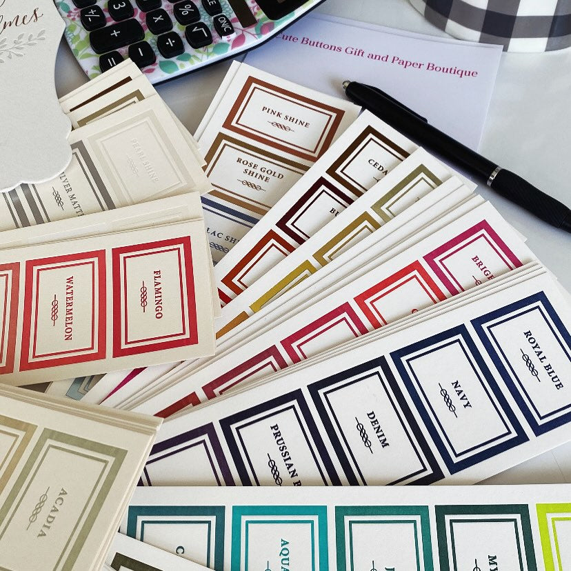 cute buttons gift and paper boutique north carolina raleigh wedding