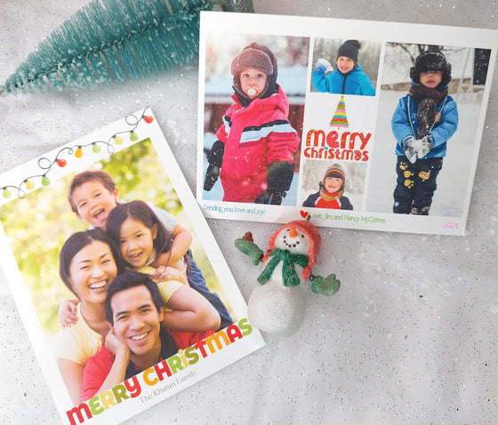 cute buttons gift and paper boutique holiday cards