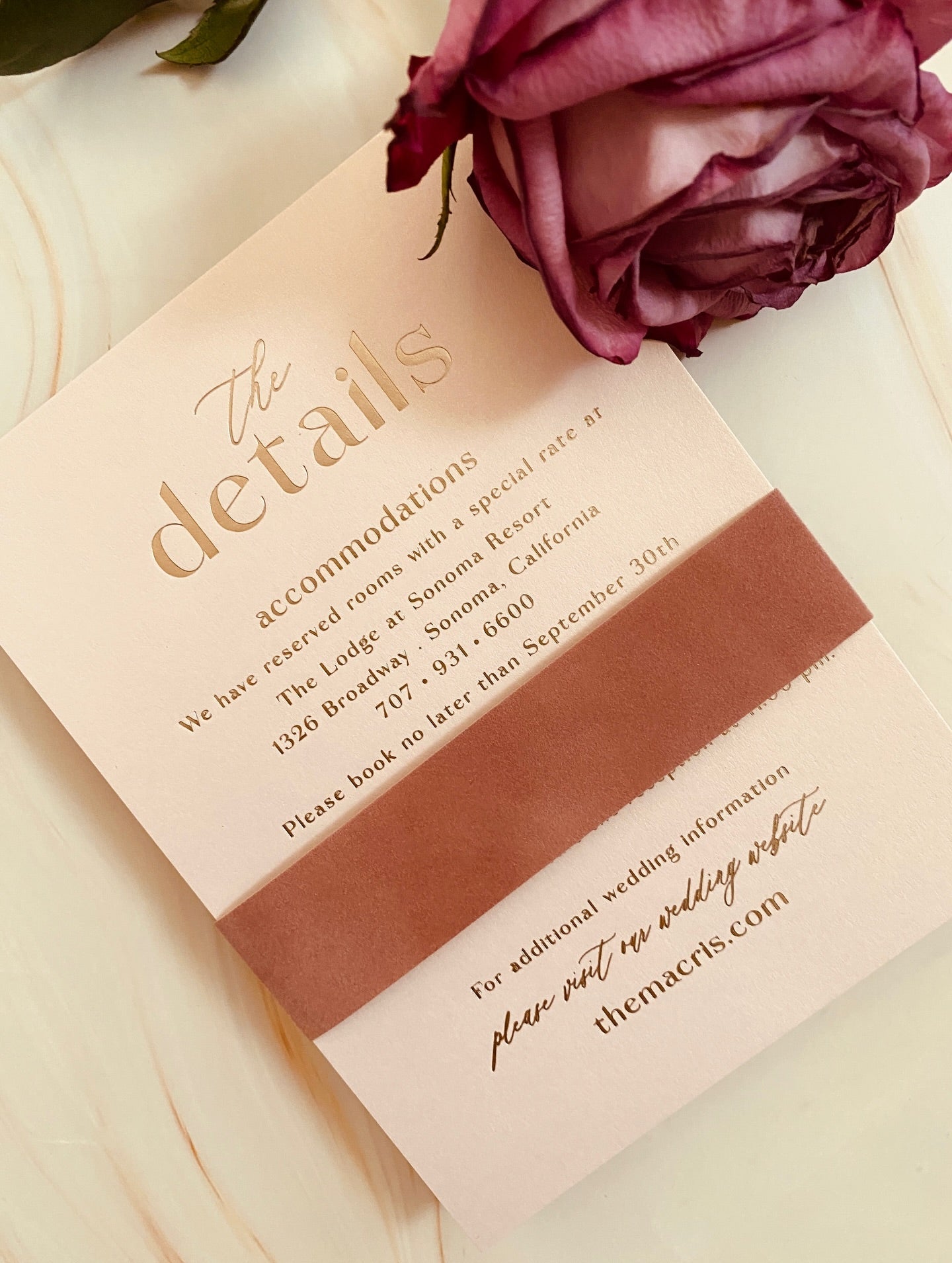 Cute Buttons Gift and Paper would love to chat and be your local wedding stationer. (Suite shown is letterpress and blind deboss.)