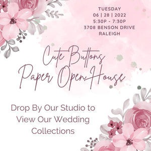 Cute Buttons Gift and Paper Boutique Paper Open House