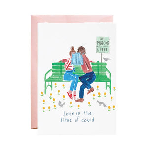 Love in the Time of Covid - Greeting Card