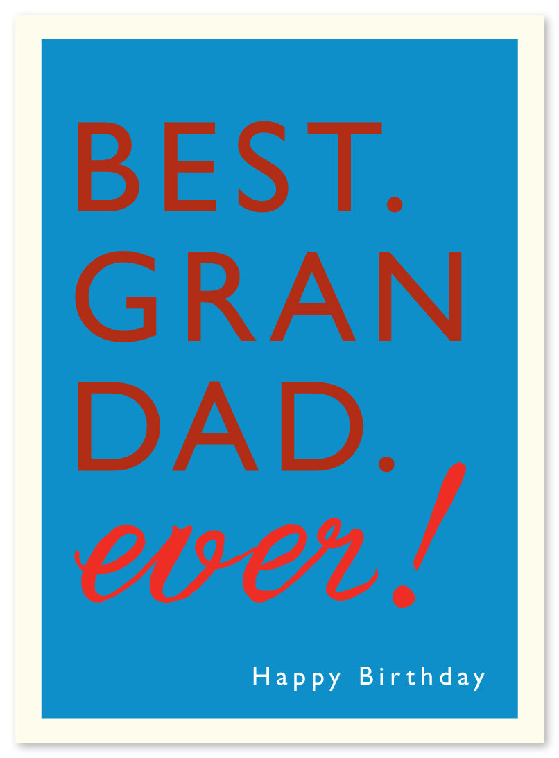 Grandad Birthday Card by J. Falkner