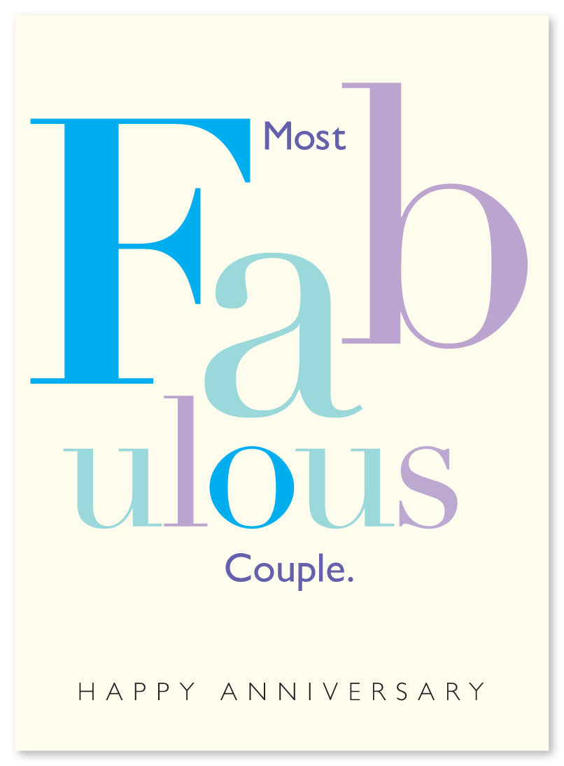 Fabulous Anniversary Card by J. Falkner