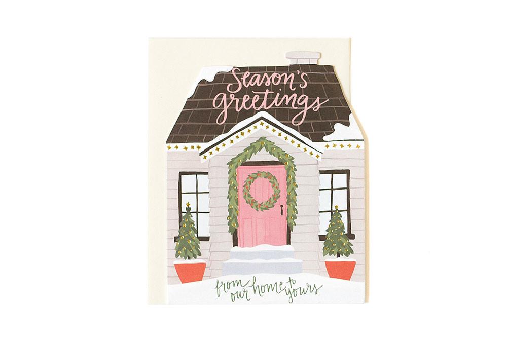 Holiday House Greeting Card