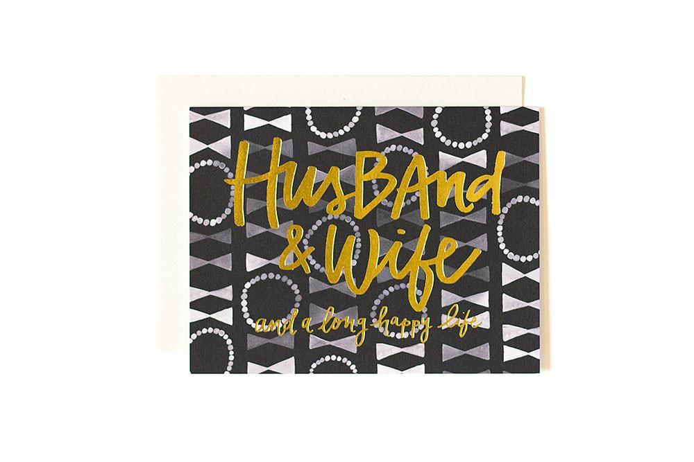 Husband and Wife Greeting Card