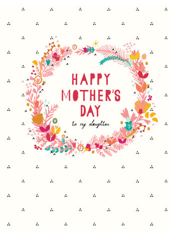Floral Wreath - Mother’s Day Greeting Card
