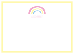 Rainbow Flat Note (without envelope liner)