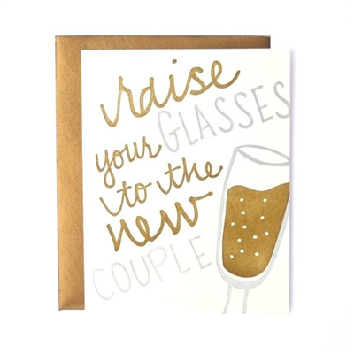 Raise Your Glasses Greeting Card