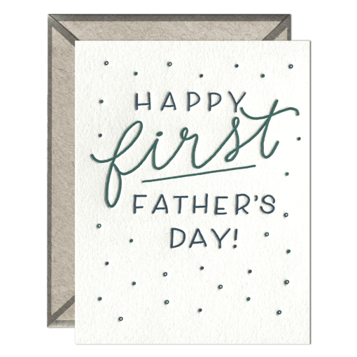 First Father’s Day Greeting Card
