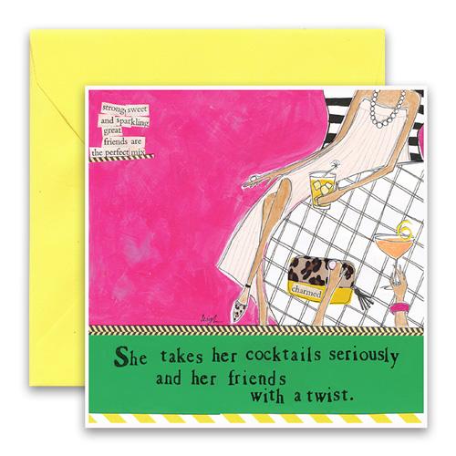 Cocktails Greeting Card