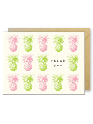 Pineapple Thank You Greeting Card
